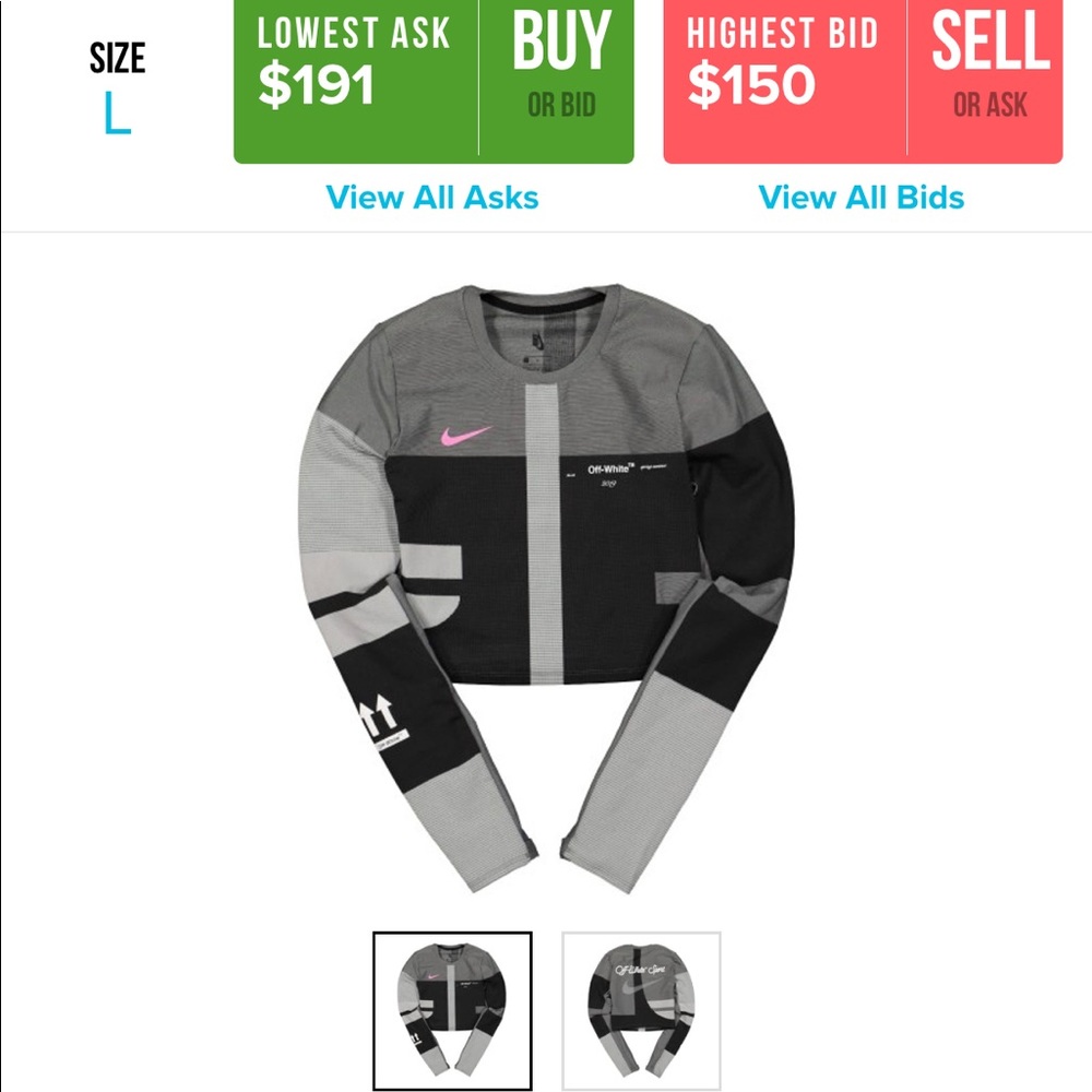 OFF-WHITE x Nike Women’s Easy Run Long Sleeve Top